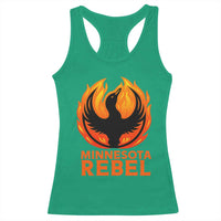 Minnesota Rebel Loon Racerback Tank Top Rising From Fire Political Resistance