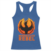 Minnesota Rebel Loon Racerback Tank Top Rising From Fire Political Resistance