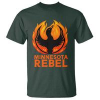 Minnesota Rebel Loon T Shirt Rising From Fire Political Resistance