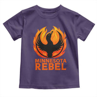 Minnesota Rebel Loon Toddler T Shirt Rising From Fire Political Resistance