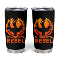 Minnesota Rebel Loon Tumbler Cup Rising From Fire Political Resistance