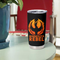 Minnesota Rebel Loon Tumbler Cup Rising From Fire Political Resistance