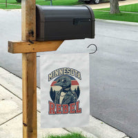 Minnesota Rebel Grumpy Loon Garden Flag Retro Vintage Politcal Resistance
