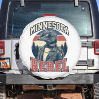 Minnesota Rebel Grumpy Loon Spare Tire Cover Retro Vintage Politcal Resistance