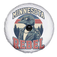 Minnesota Rebel Grumpy Loon Spare Tire Cover Retro Vintage Politcal Resistance