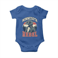 Minnesota Rebel Grumpy Loon Baby Onesie Retro Vintage Politcal Resistance