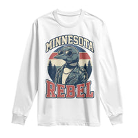Minnesota Rebel Grumpy Loon Long Sleeve Shirt Retro Vintage Politcal Resistance