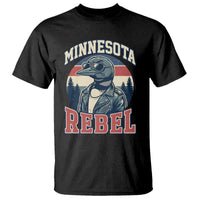 Minnesota Rebel Grumpy Loon T Shirt Retro Vintage Politcal Resistance