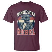 Minnesota Rebel Grumpy Loon T Shirt Retro Vintage Politcal Resistance