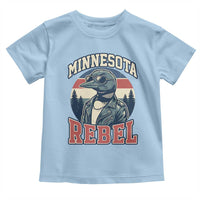 Minnesota Rebel Grumpy Loon Toddler T Shirt Retro Vintage Politcal Resistance