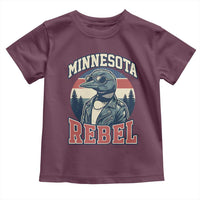 Minnesota Rebel Grumpy Loon Toddler T Shirt Retro Vintage Politcal Resistance