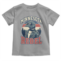 Minnesota Rebel Grumpy Loon Toddler T Shirt Retro Vintage Politcal Resistance