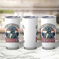 Minnesota Rebel Grumpy Loon Tumbler Cup Retro Vintage Politcal Resistance