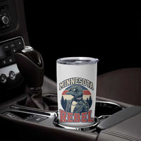 Minnesota Rebel Grumpy Loon Tumbler Cup Retro Vintage Politcal Resistance
