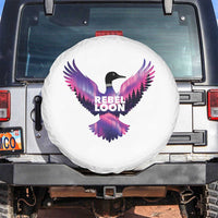 Rebel Loon Aurora Northern Lights Spare Tire Cover Minnesota Night Sky Politcal Resistance