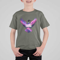 Rebel Loon Aurora Northern Lights T Shirt For Kid Minnesota Night Sky Politcal Resistance