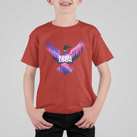 Rebel Loon Aurora Northern Lights T Shirt For Kid Minnesota Night Sky Politcal Resistance