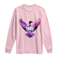 Rebel Loon Aurora Northern Lights Long Sleeve Shirt Minnesota Night Sky Politcal Resistance