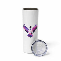 Rebel Loon Aurora Northern Lights Skinny Tumbler Minnesota Night Sky Politcal Resistance