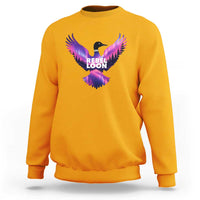 Rebel Loon Aurora Northern Lights Sweatshirt Minnesota Night Sky Politcal Resistance