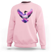 Rebel Loon Aurora Northern Lights Sweatshirt Minnesota Night Sky Politcal Resistance