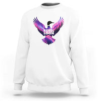 Rebel Loon Aurora Northern Lights Sweatshirt Minnesota Night Sky Politcal Resistance