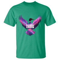 Rebel Loon Aurora Northern Lights T Shirt Minnesota Night Sky Politcal Resistance
