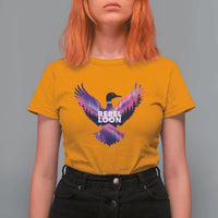 Rebel Loon Aurora Northern Lights T Shirt For Women Minnesota Night Sky Politcal Resistance