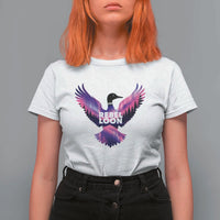 Rebel Loon Aurora Northern Lights T Shirt For Women Minnesota Night Sky Politcal Resistance