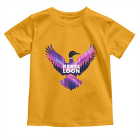 Rebel Loon Aurora Northern Lights Toddler T Shirt Minnesota Night Sky Politcal Resistance