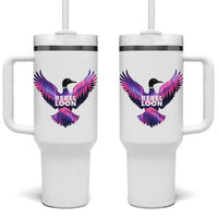 Rebel Loon Aurora Northern Lights Tumbler With Handle Minnesota Night Sky Politcal Resistance