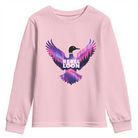 Rebel Loon Aurora Northern Lights Youth Sweatshirt Minnesota Night Sky Politcal Resistance