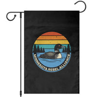 Minnesota Rebel Alliance Vintage Retro Sunset Loon Garden Flag