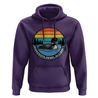 Minnesota Rebel Alliance Vintage Retro Sunset Loon Hoodie