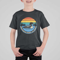 Minnesota Rebel Alliance Vintage Retro Sunset Loon T Shirt For Kid