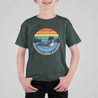 Minnesota Rebel Alliance Vintage Retro Sunset Loon T Shirt For Kid