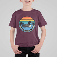 Minnesota Rebel Alliance Vintage Retro Sunset Loon T Shirt For Kid