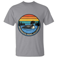 Minnesota Rebel Alliance Vintage Retro Sunset Loon T Shirt