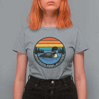 Minnesota Rebel Alliance Vintage Retro Sunset Loon T Shirt For Women
