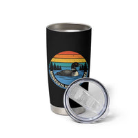 Minnesota Rebel Alliance Vintage Retro Sunset Loon Tumbler Cup