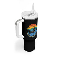 Minnesota Rebel Alliance Vintage Retro Sunset Loon Tumbler With Handle