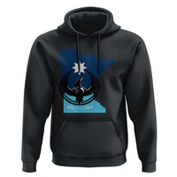 Minnesota Loon Rising Hoodie Star Emblem MN State Flag Pride