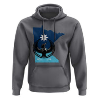 Minnesota Loon Rising Hoodie Star Emblem MN State Flag Pride