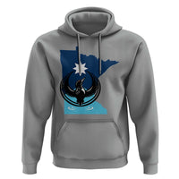 Minnesota Loon Rising Hoodie Star Emblem MN State Flag Pride