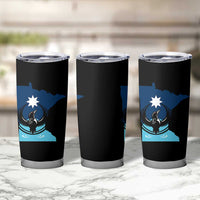 Minnesota Loon Rising Tumbler Cup Star Emblem MN State Flag Pride