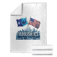 Abolish Ice Minnesota American Flag Throw Blanket MN Rebel Loon Resistance Protest