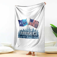 Abolish Ice Minnesota American Flag Throw Blanket MN Rebel Loon Resistance Protest