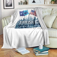 Abolish Ice Minnesota American Flag Throw Blanket MN Rebel Loon Resistance Protest
