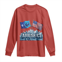 Abolish Ice Minnesota American Flag Long Sleeve Shirt MN Rebel Loon Resistance Protest