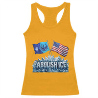 Abolish Ice Minnesota American Flag Racerback Tank Top MN Rebel Loon Resistance Protest